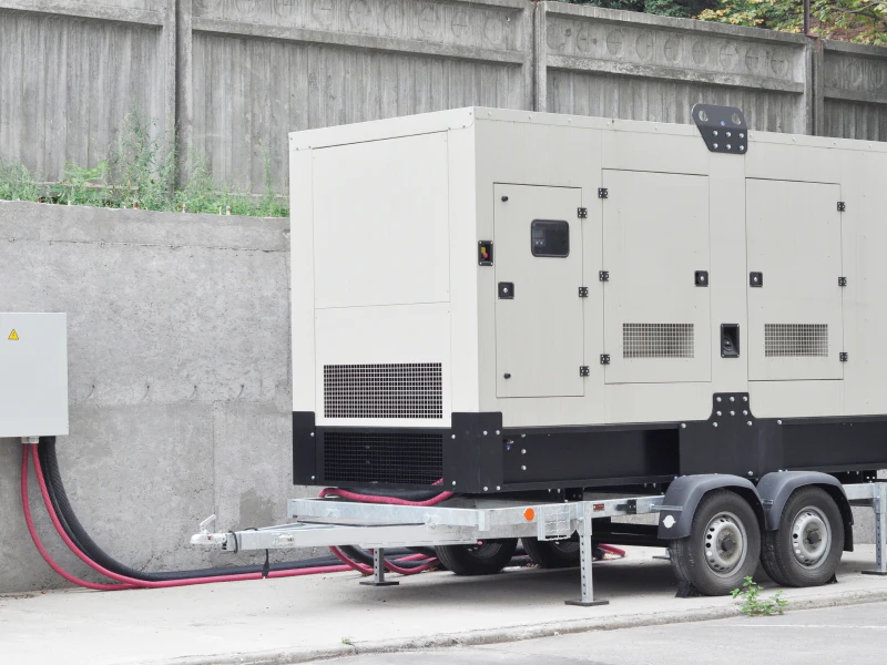 front view of a generator after generator installation oklahoma city ok